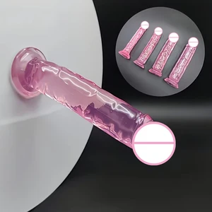 手動シミュレーションソフトディルド、マルチ仕様吸引カップディルド、大人のおもちゃ、セクシーなおもちゃ、女性用の性的おもちゃ、マスト用の大人のアイテム 10ベストセールスハンドディルド-10