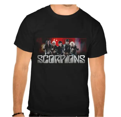 SCORPIONS Rockband Rock Music Schwarze T-Shirt -944