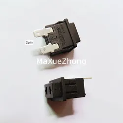 Original new 100% vacuum cleaner 2pin 3pin 4pin self-locking rocker power switch KAN-L6 copper foot silver touch black red green