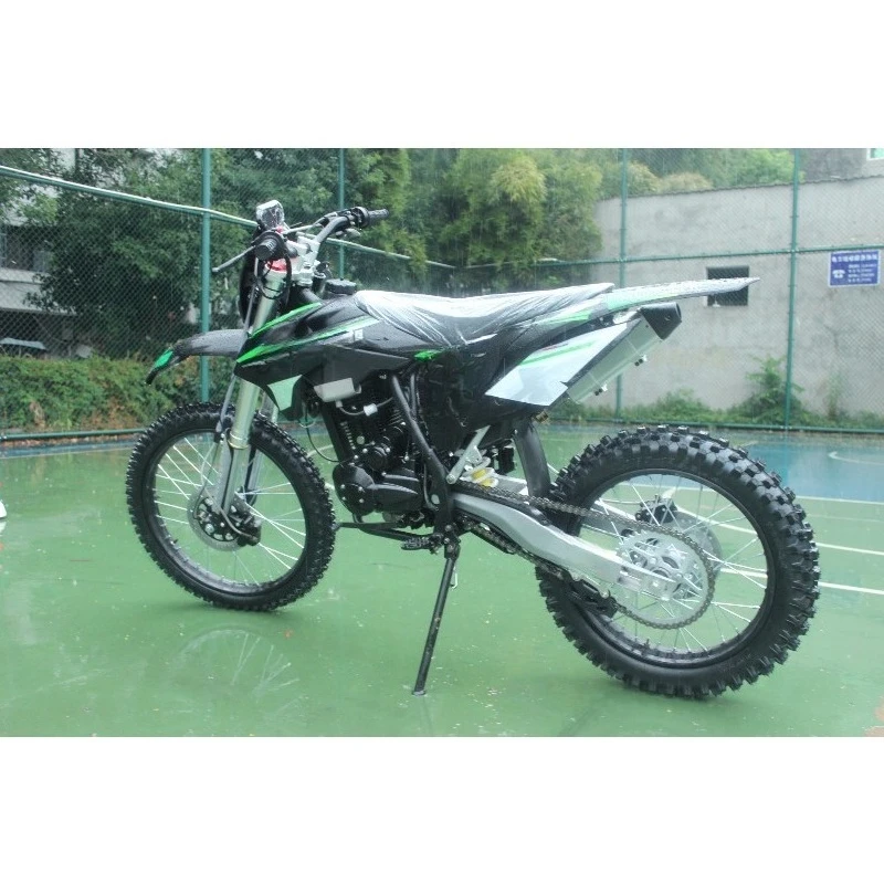 Large off-road two wheeled off-road motorcycle, whole vehicle, high competition, air-cooled engine, mountain bike