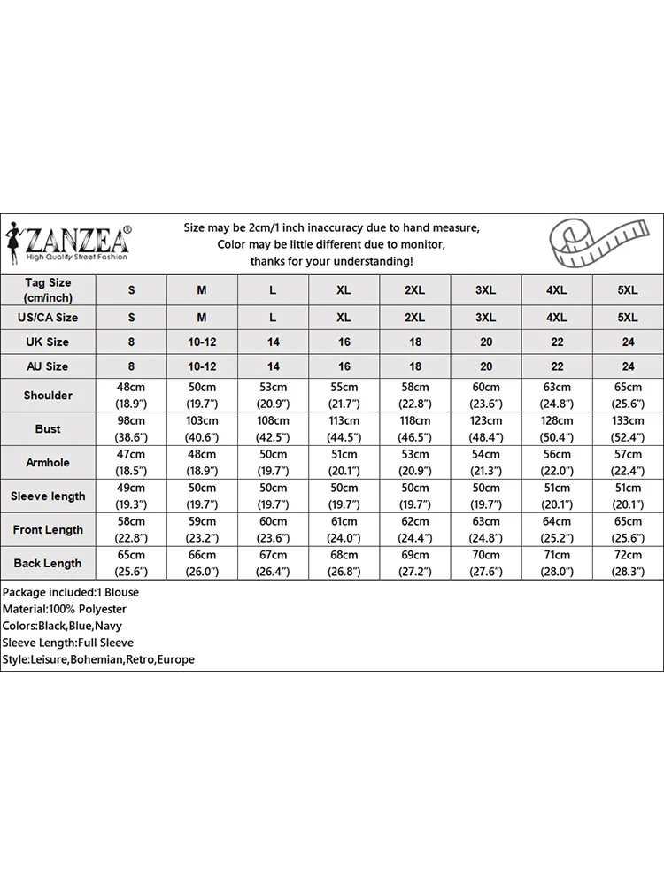 Zanzea moda muçulmana hijabis camisas vintage étnico floral impressão manga longa alta-baixa chemise islâmico modesto colarinho topos