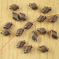 35pcs 10x4.8mm hole:1mm copper-tone irregular spacer beads h2768