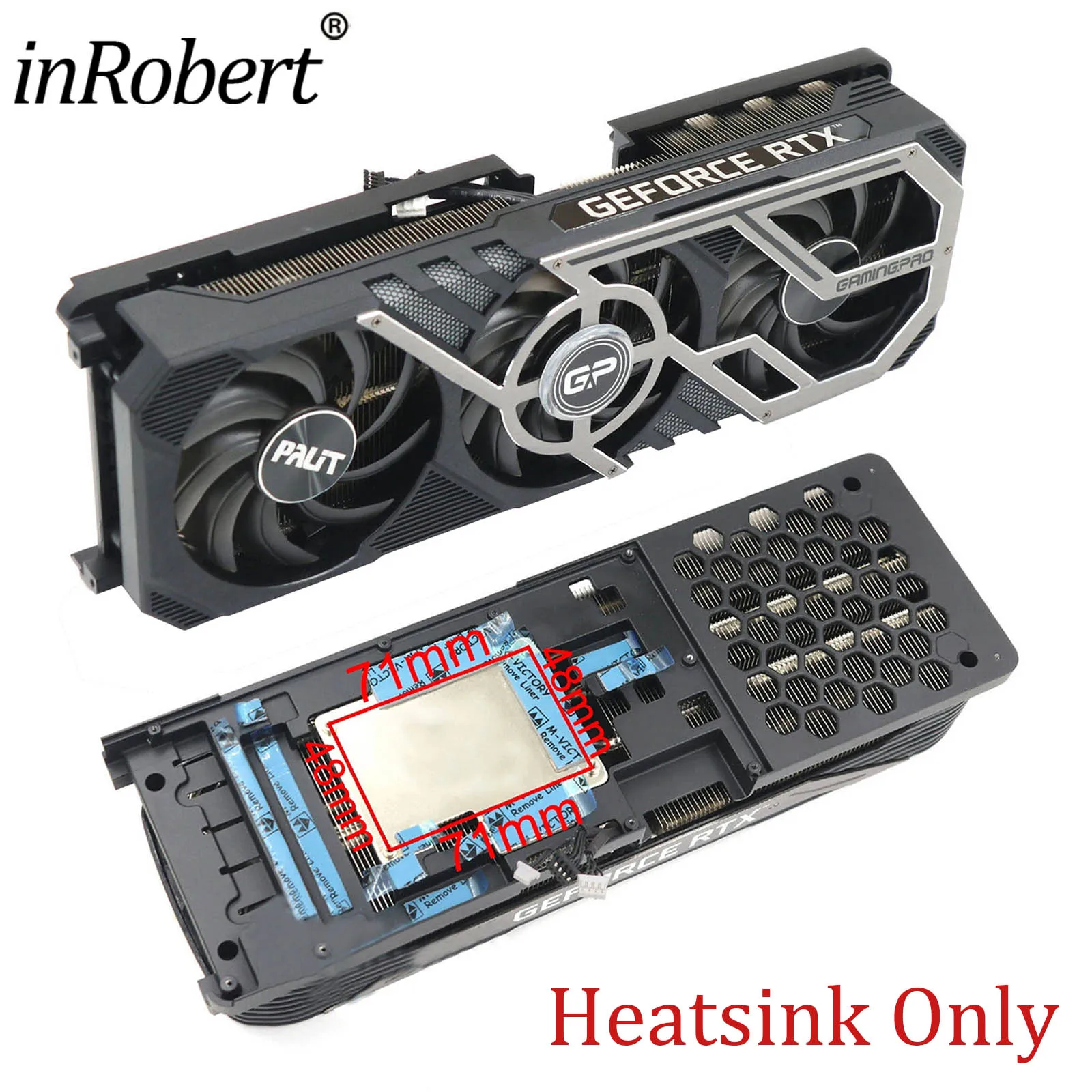 RTX3070Ti Graphics Card Heatsink For Palit RTX 3070 Ti Gamingpro Graphics Card Cooling Heat Sink