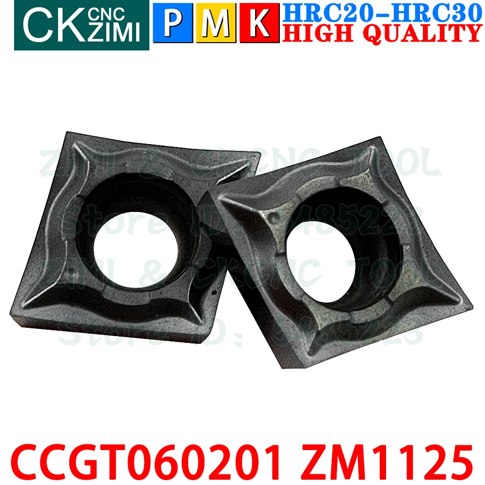 CCGT060201 ZM1125 CCGT 060201 Hartmetalleinsätze Präzisionsbearbeitung Werkzeuge für Außendreheinsätze CCGT0602 CCGT 0602 CNC-mechanische Metalldrehmaschine Schneidewerkzeuge