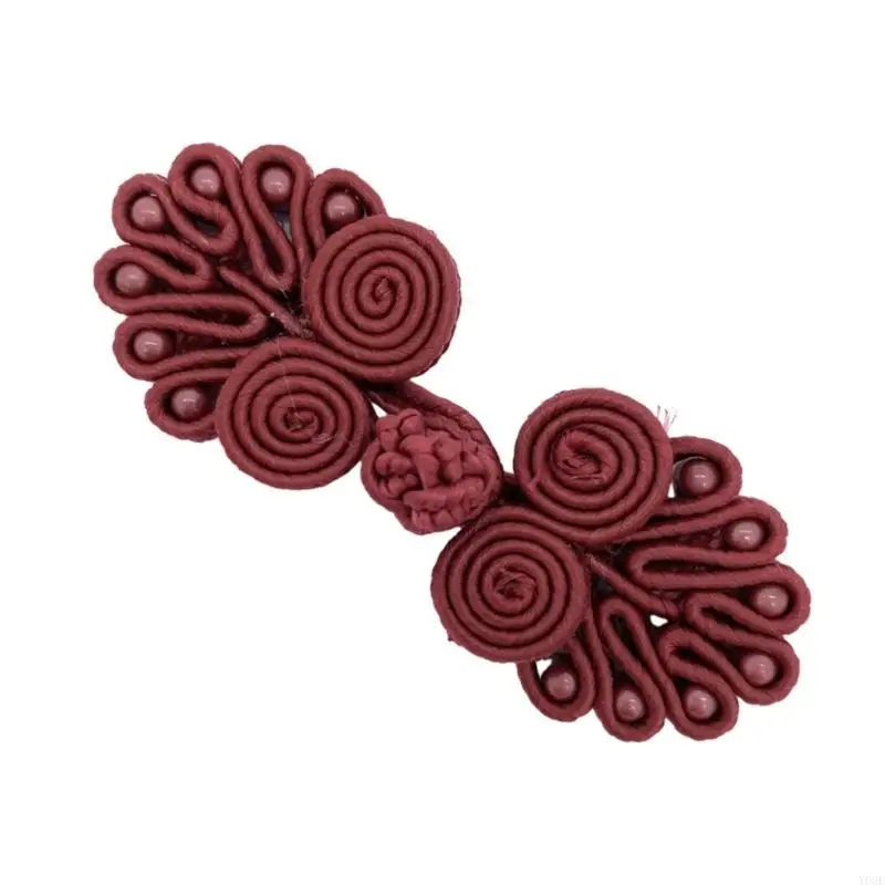 ปุ่มเสื้อ/เสื้อสเวตเตอร์เจ็ดลูกปัด Cheongsam Fastener ปุ่ม Diy Knot Button Y08E