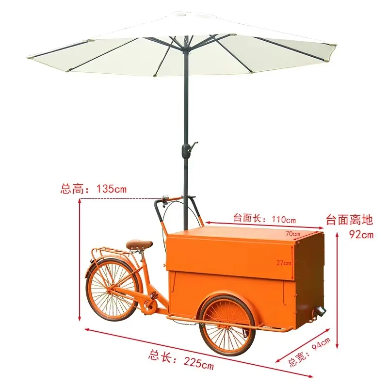 A fully equipped food truck with a full kitchen ice cream trailer