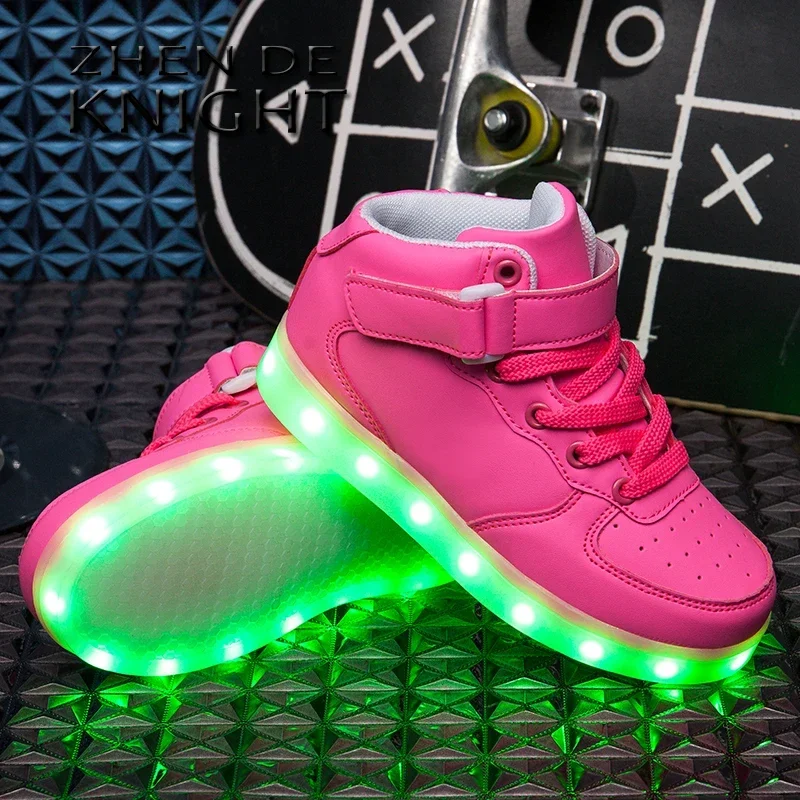 Size 25-46 LED Shoes With Lights Glowing Led Slippers for Children & Adult Feminino tenis for Kids Boys Girls Luminous Sneakers