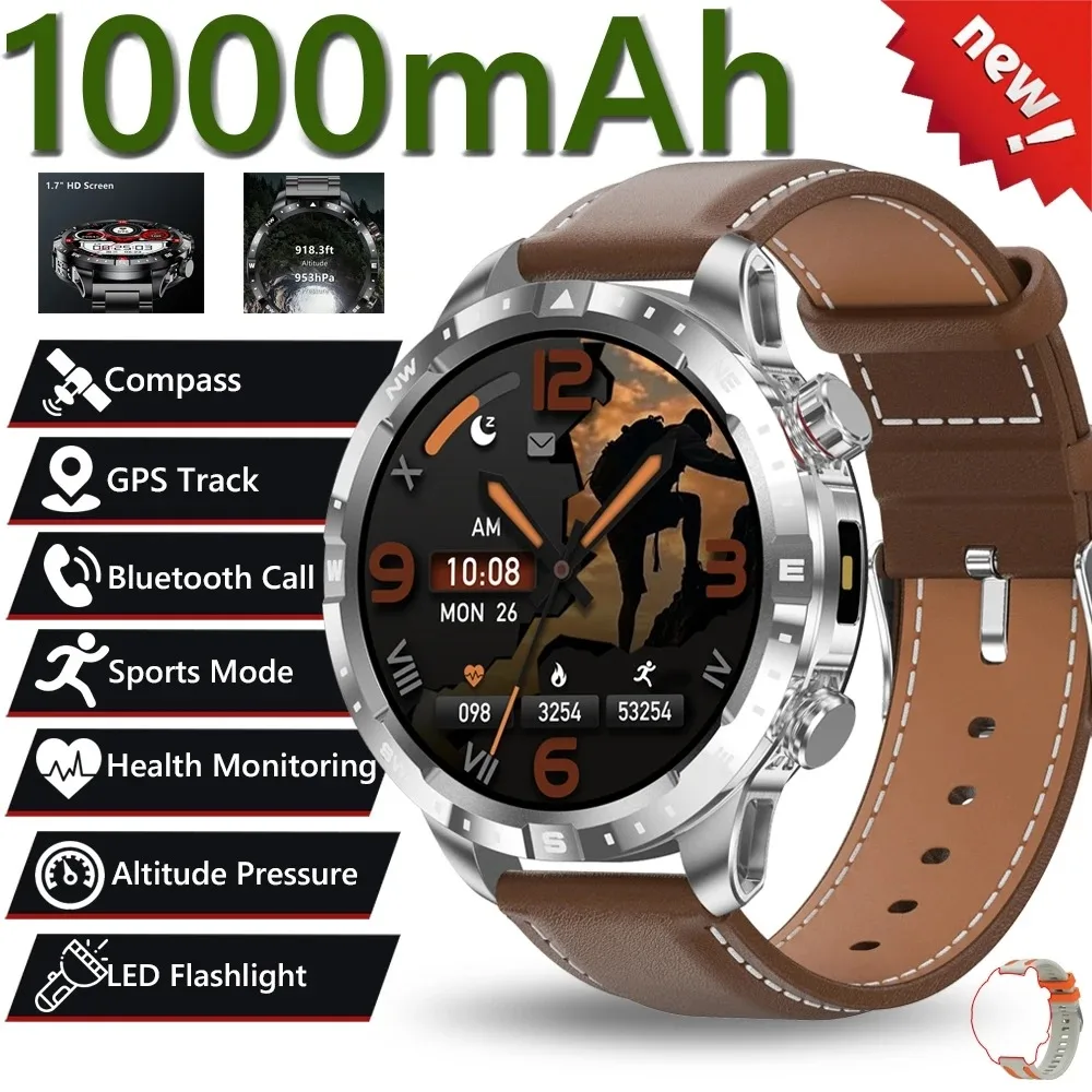 Military Grade GPS Smart Watch with Large Battery