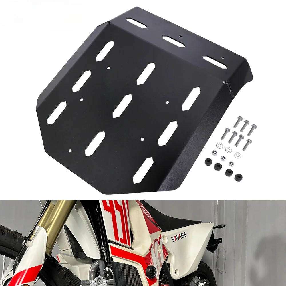 Adapt to Kaiyue 450Rally motorcycle modified black baseplate engine chassis protective case non-destructive accessories