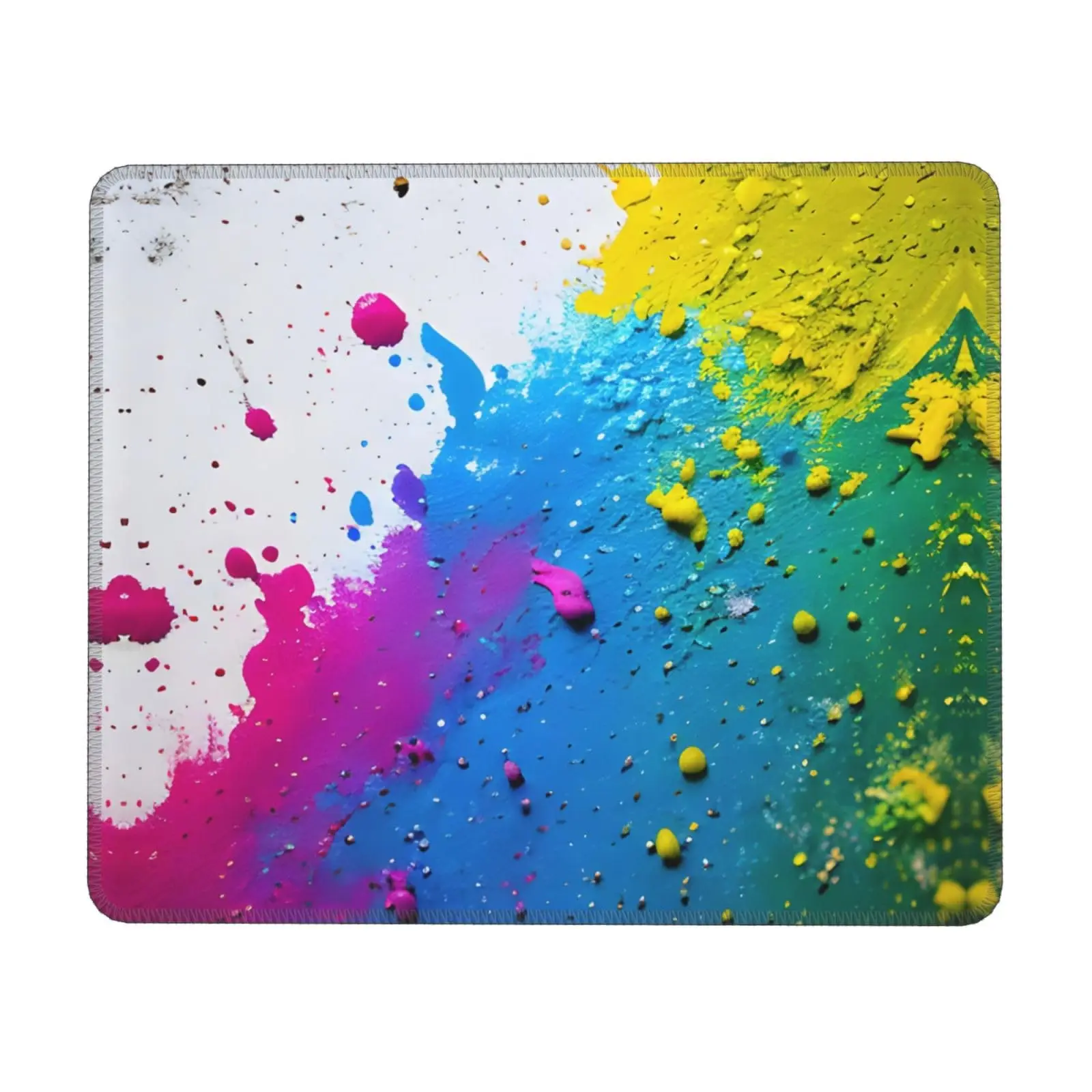 Vintage Paint Splatter Backdrop Printing Lock Edge Gaming Mousepad Gamer Mouse Mat Keyboard Mats Desk Pad Mousepads 22x18cm