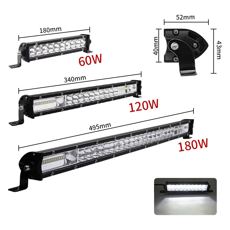 EURS fari a LED per auto Offroad Spot DRL Hi/Lo Beam 3 pollici 40W 3500LM per Niva Jeep Wrangler Lada Offroad UAZ 12V 24V