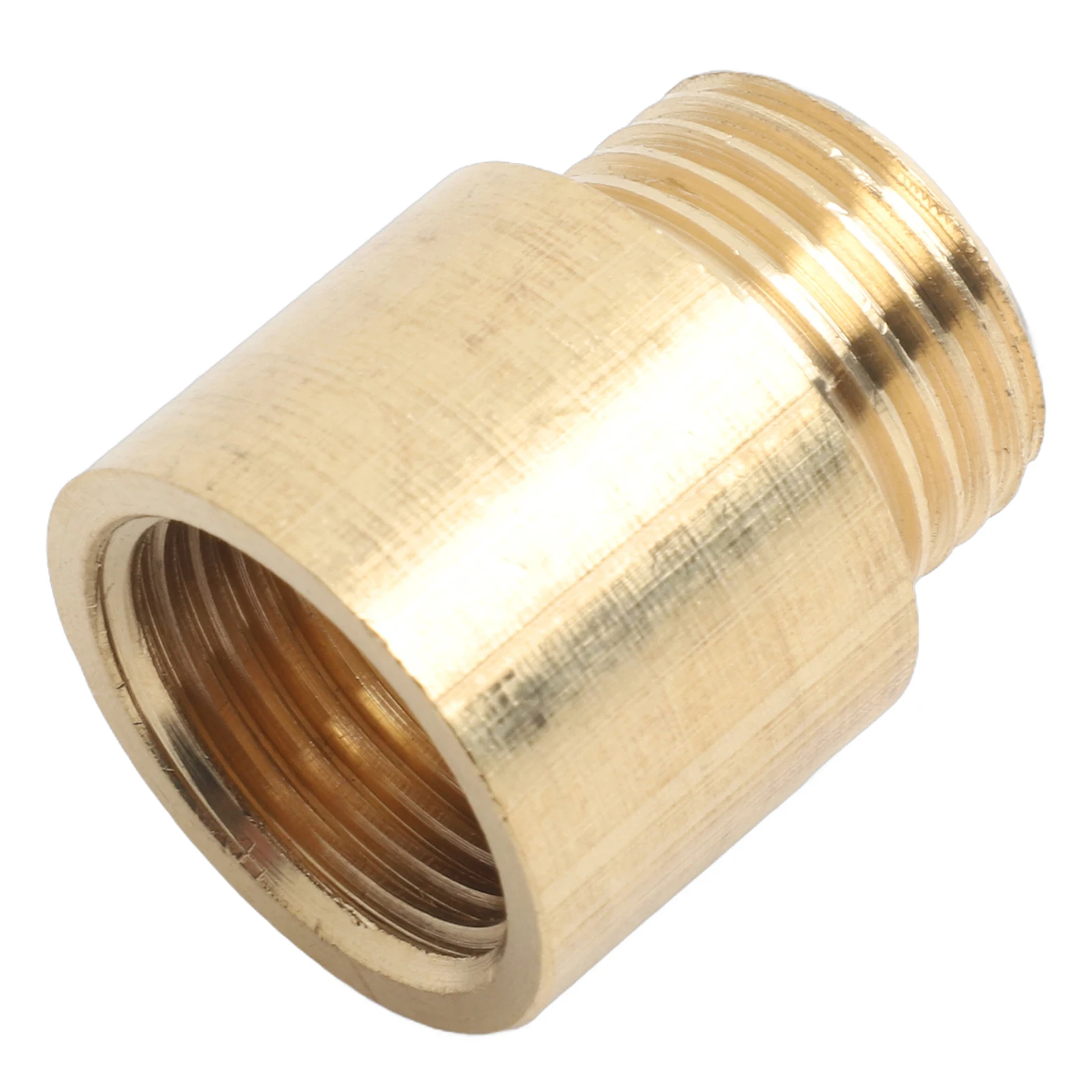 Brass Tap Extension Connector with G1/2 Male Female Thread for Integration into Hot Cold Water Supply and Solar Thermal Systems