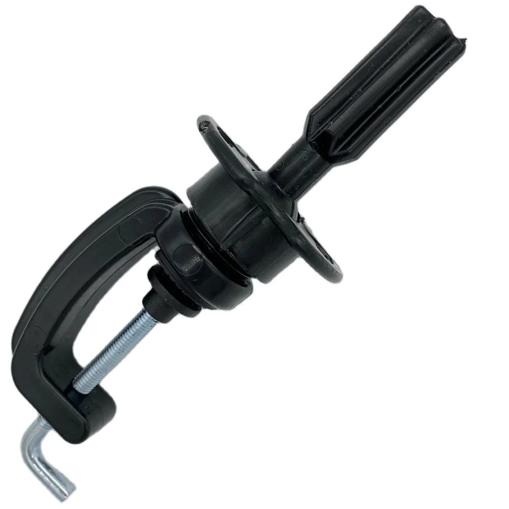 ขาตั้งวิกผมแบบหนีบโต๊ะ หุ่นฝึกทำผม ที่ยึดวิกผม ปรับระดับได้ วัสดุพลาสติก อุปกรณ์เสริมผม