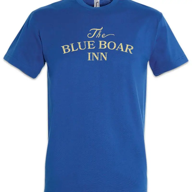 The Blue Boar Inn T Shirt Robin Pub Bar Restaurant Hood Symbol Sign Logo