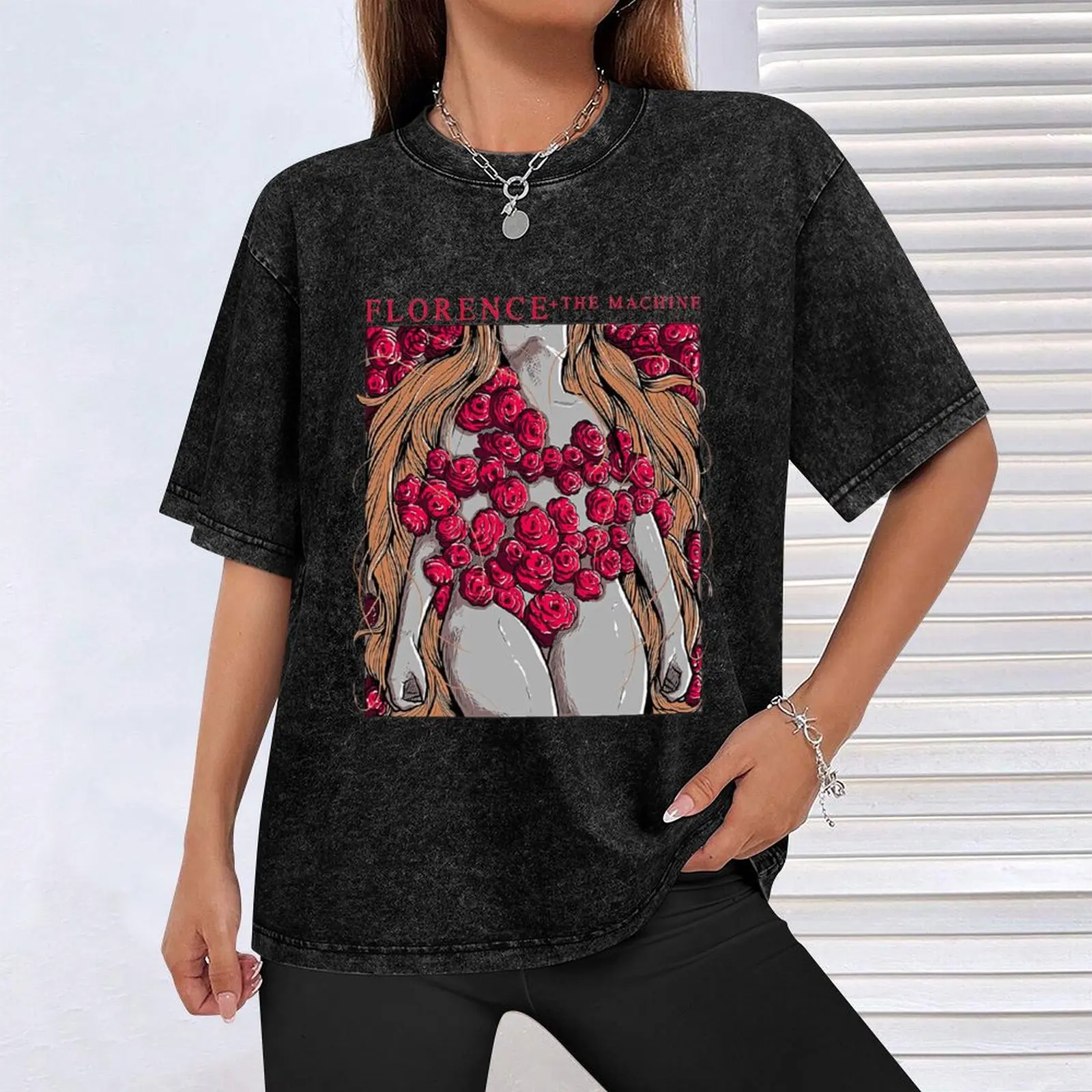 n*ked roses T-Shirt graphics luxury t-shirt tshirts personalised mens graphic t-shirts hip hop - Image 4