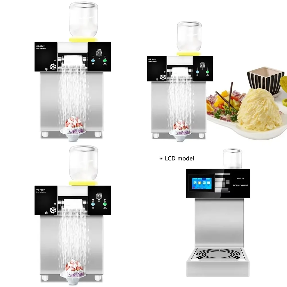 

Fully Automatic Snowflake Ice Machine for Commercial Use for Milk Beverages Continuous Ice Making Flake Ice Maker for Korean