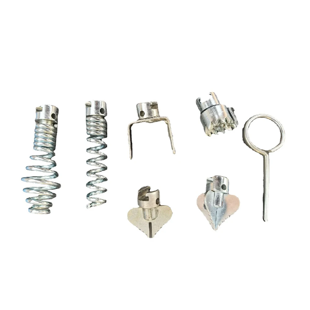 Imagem -03 - Dreno Cleaner Cortador Conjunto 16 mm Ferramentas de Dragagem Combinação Primavera Cortador Cabeça Adaptador Acessórios da Ferramenta Elétrica Peças