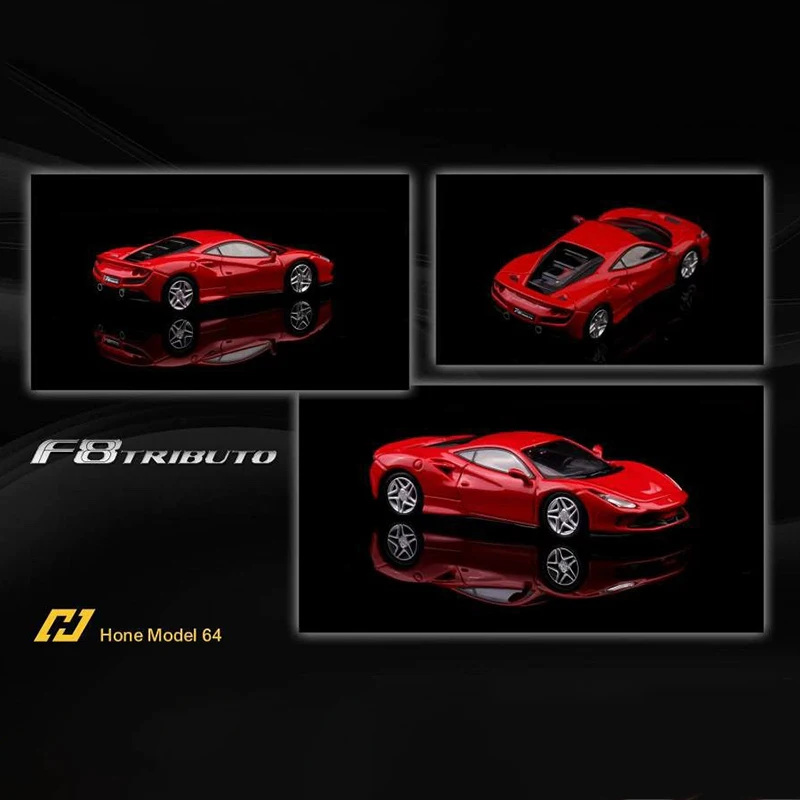 شحذ نموذج HM دييكاست سبيكة 1:64 مقياس F8 تريبوتو محاكاة نموذج سيارة الكلاسيكية الكبار هدية تذكارية هواية ولعب #3