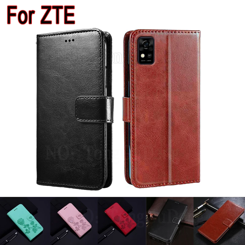 Phone Case For ZTE Blade A31 A51 A71 A51liteCover Blade A5 2020 A52 Flip Wallet Leather Stand Case