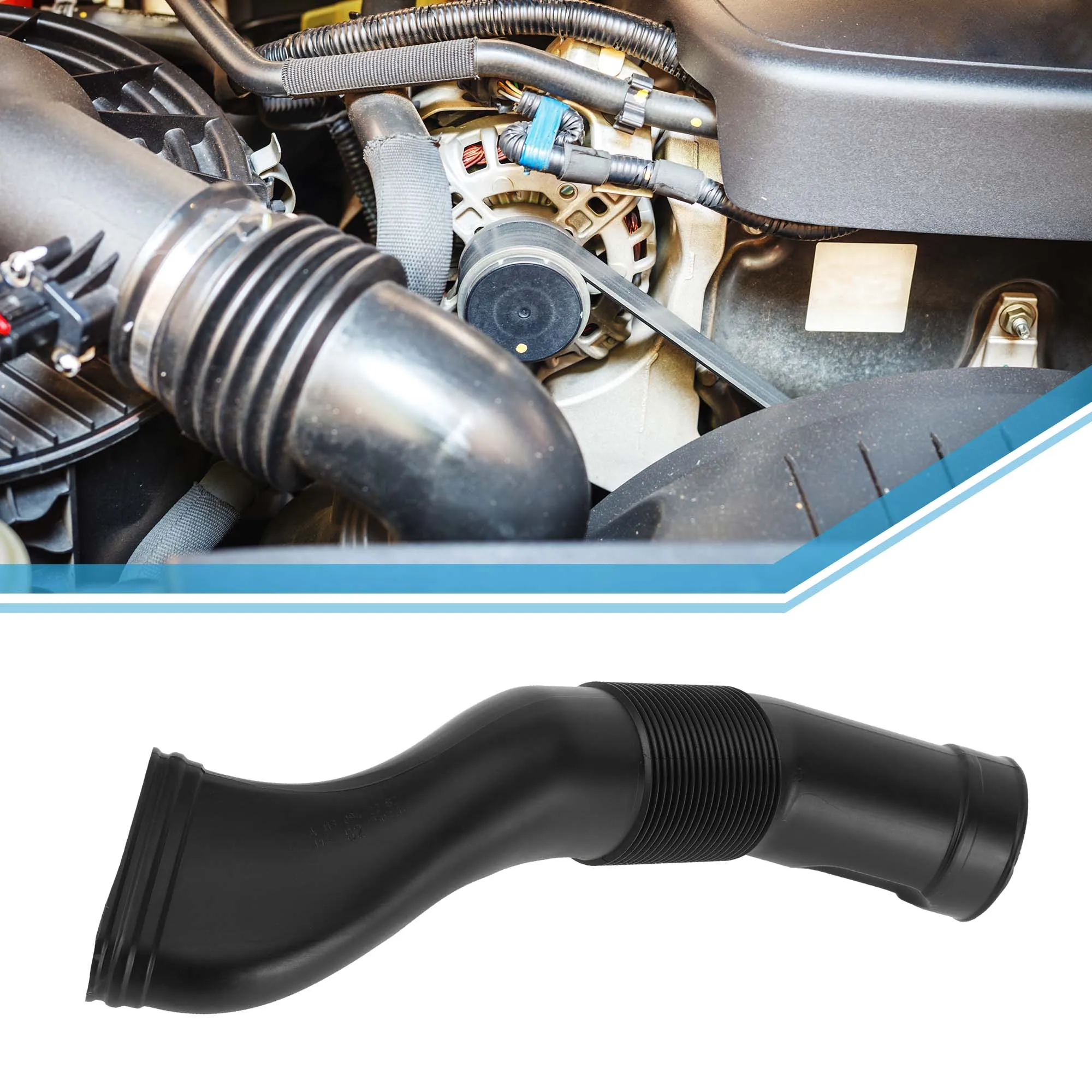 X Autohaux Car Flexible Air Intake Pipe Left Side Air Intake Hose A1130942282 for Mercedes-Benz W211 CLS500 E500 E55 2003-2006