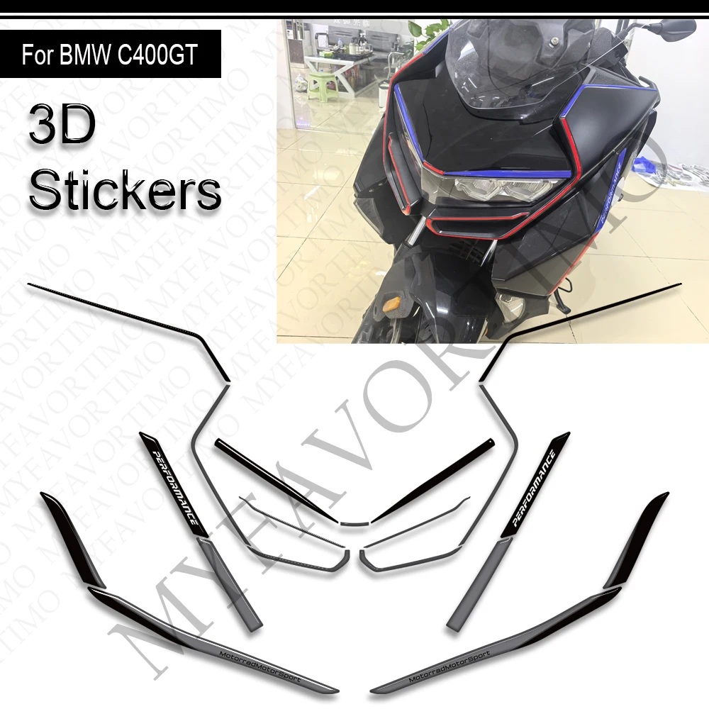 

Для BMW C400 GT C400 GT C400 скутер мотоцикл бак кузов переднее лицо обтекатель наклейки на крыло наклейки