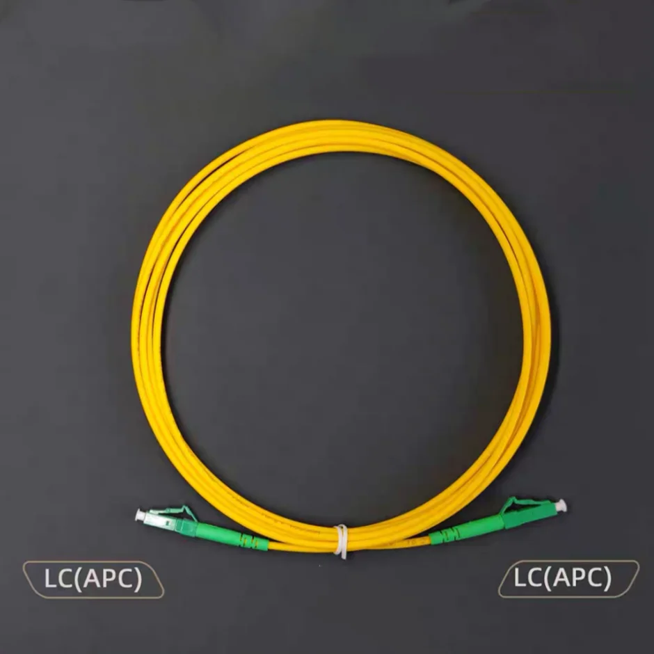 LCAPC-LCAPC optical fiber jumper 1-100m patch cord Simplex singlemode 1m 2m 3m 5m 10m 20m 50m extension cable FTTH P-fiber optic