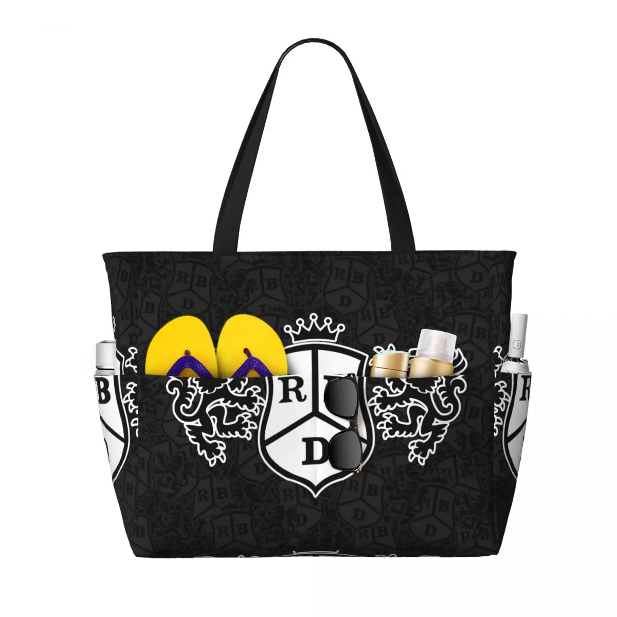 

Rebelde Mexican Collage RBD Beach Tote Bag Sport Gym Yoga Duffle Large Tote Bag Women Travel Bag Fitness bag