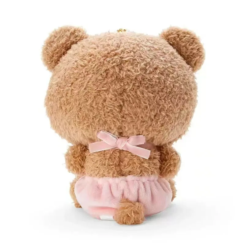 Sanrio อะนิเมะการ์ตูน Kuromi Hello Kitty Cinnamoroll My Melody Plush ของเล่นตุ๊กตาแฟชั่นเครื่องประดับกระเป๋าเป้สะพายหลังขนาดเล็กจี้พวงกุญแจ