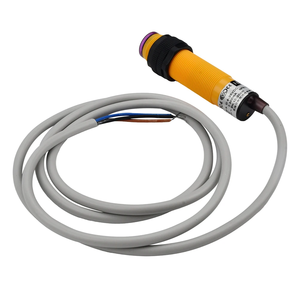 Proximity Diffuse Reflection Photoelectric Switch Sensor 6-36V E3F-DS30C4 NPN Normally Open 7-30cm Detection Range Adjustable