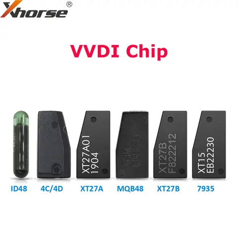 Xhorse VVDI Super Chip XT27A MQB Transponder Chip MQB48 ID48 VVDI 48 Transponder Chip 4D/4C 7935 for Car Key