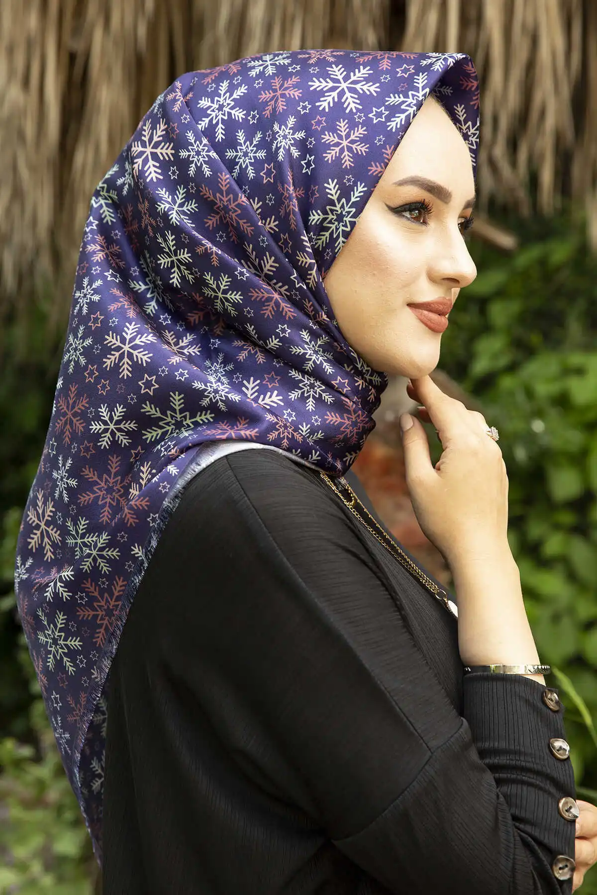 Taffeta Scarf E-Winter Autumn 2021 Muslim Women Hijab headscarf Islamic Turkey