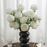 5/10Pcs Silk Artificial Rose Bouquet 35cm Fake Flower for Home Room Decor Wedding Bride Decorations DIY Vase Flower Arrangement 3