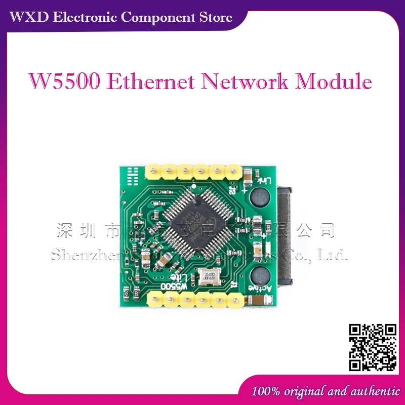 وحدة شبكة W5500 واجهة SPI/إيثرنت/TCP/IP بروتوكول متوافق مع WIZ820io W5500 W5300 W5200 W5100 W3100A-LF