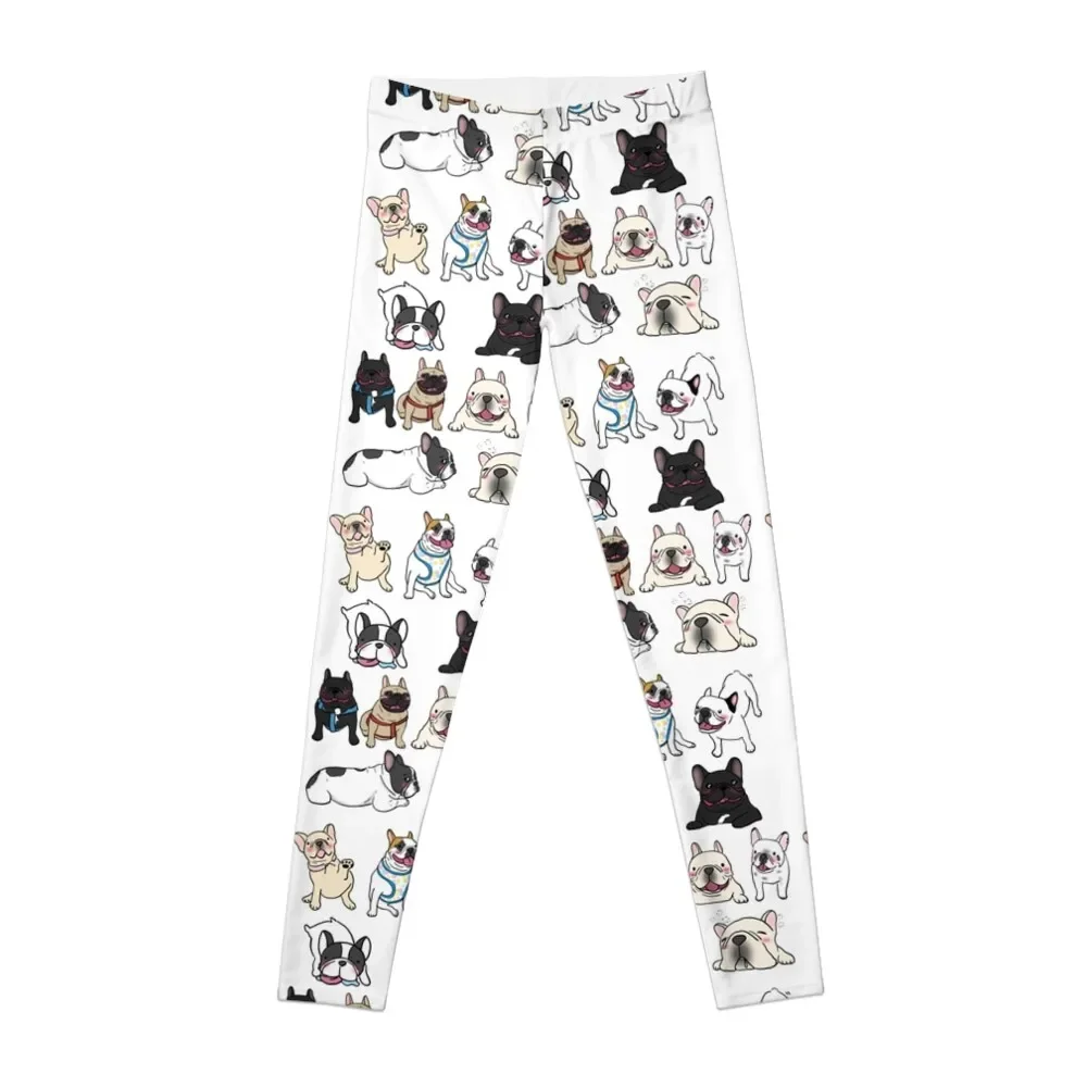 

French bulldogs Leggings push up fitness sportswear woman gym 2024 Women's pants Womens Leggings