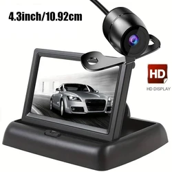 4.3 Inch Car Rear View Camera With Monitor For Vehicle Video Parking Waterproof Reversing Backup Camera Screen Easy Installation