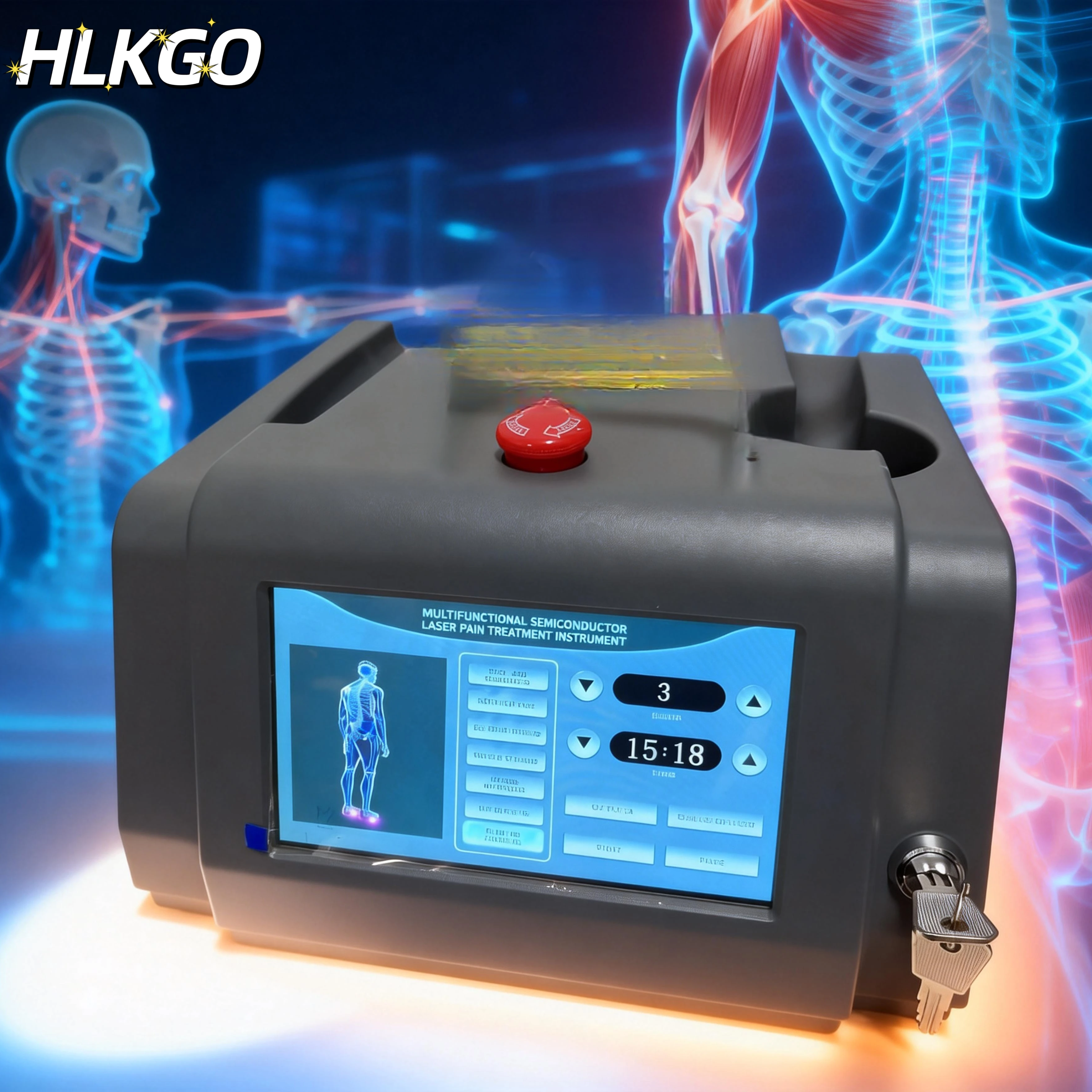 

Medical Class IV 5W Cold Laser Therapy Device, 808nm Professional Physiotherapy Tool for Neuropathy & Deep Tissue Healing