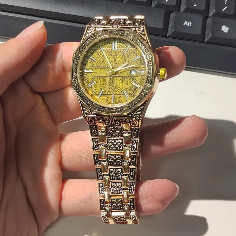 Новые роскошные мужские часы, модные мужские часы из нержавеющей стали, кварцевые наручные часы с календарем, деловые часы, мужские часы Relogio Masculino