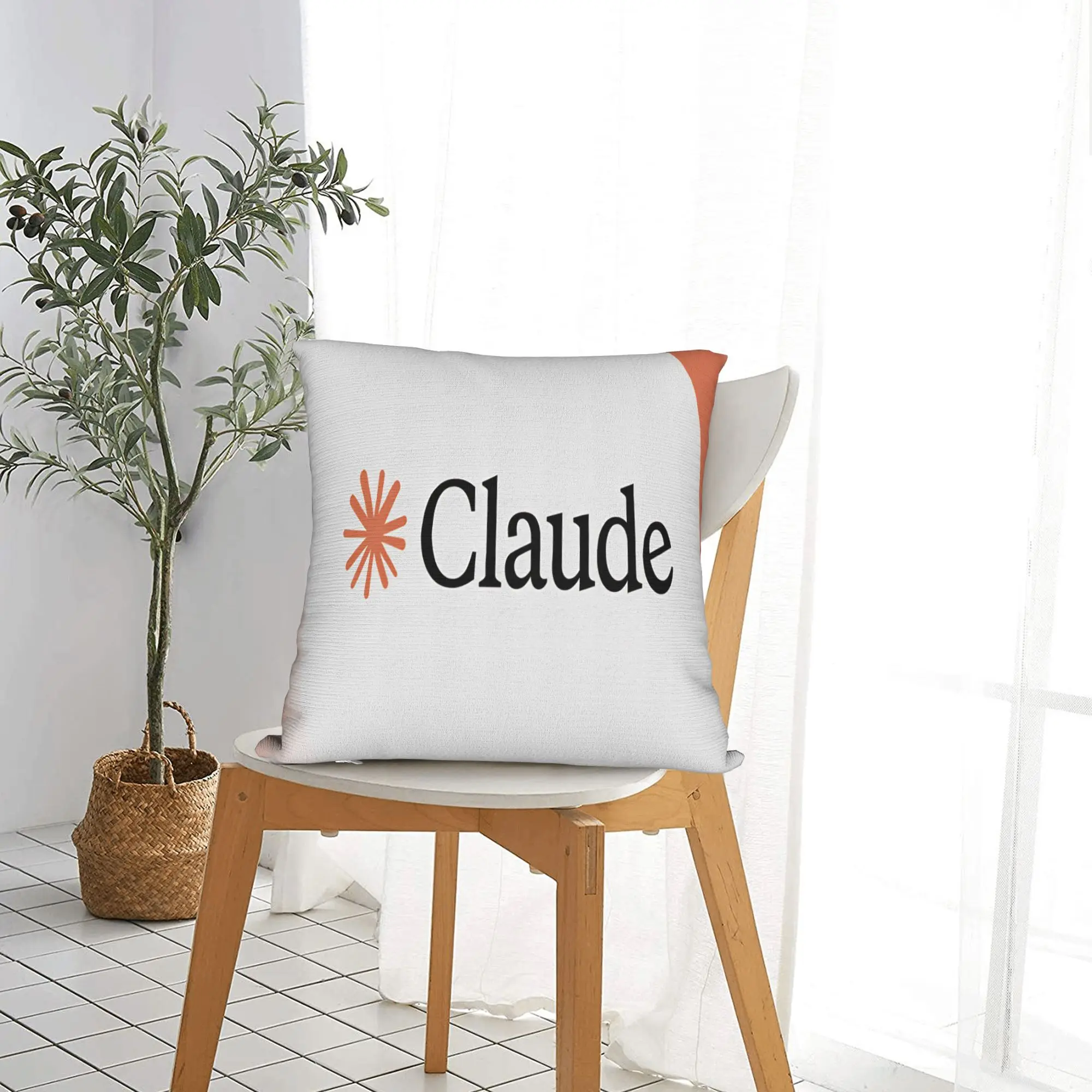 Code This Claude Pillow Case  Soft Pillow Cover For Living Room Chair Novelty Pillowcases