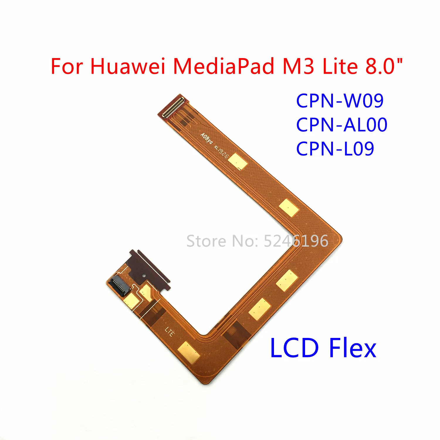 1pcs LCD Display Flex Cable Connect Mainboard Flex Cable For Huawei MediaPad M3 Lite 8.0