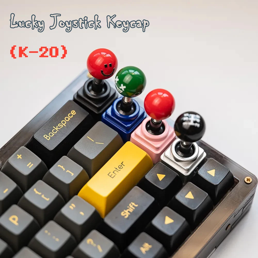 

Retro Game Joystick Keycap ESC Artisan Key Cap CNC Base For MX Switches for Gaming Mechanical keyboard K-04 3in1 Console Keycaps