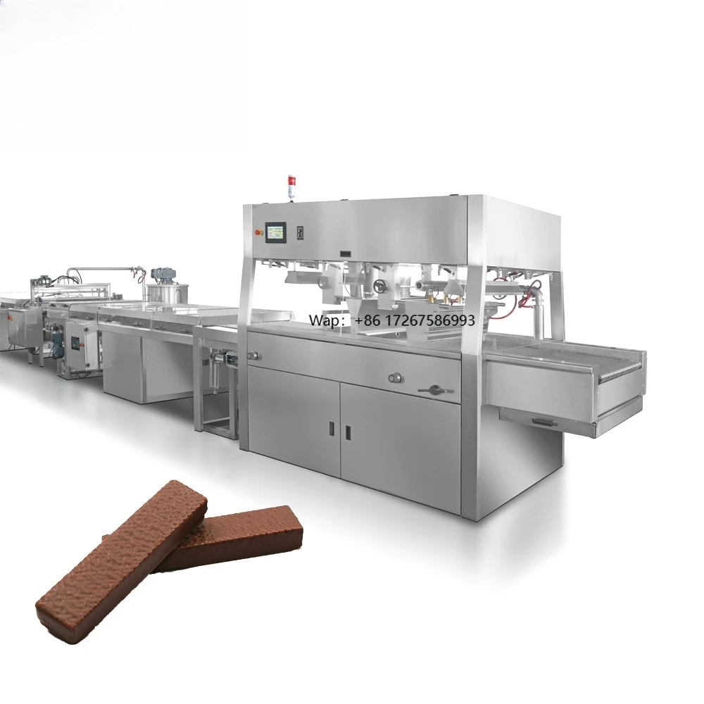 Biscuit Chocolate Maker Making Machinery Chocolate Enrobing Line
