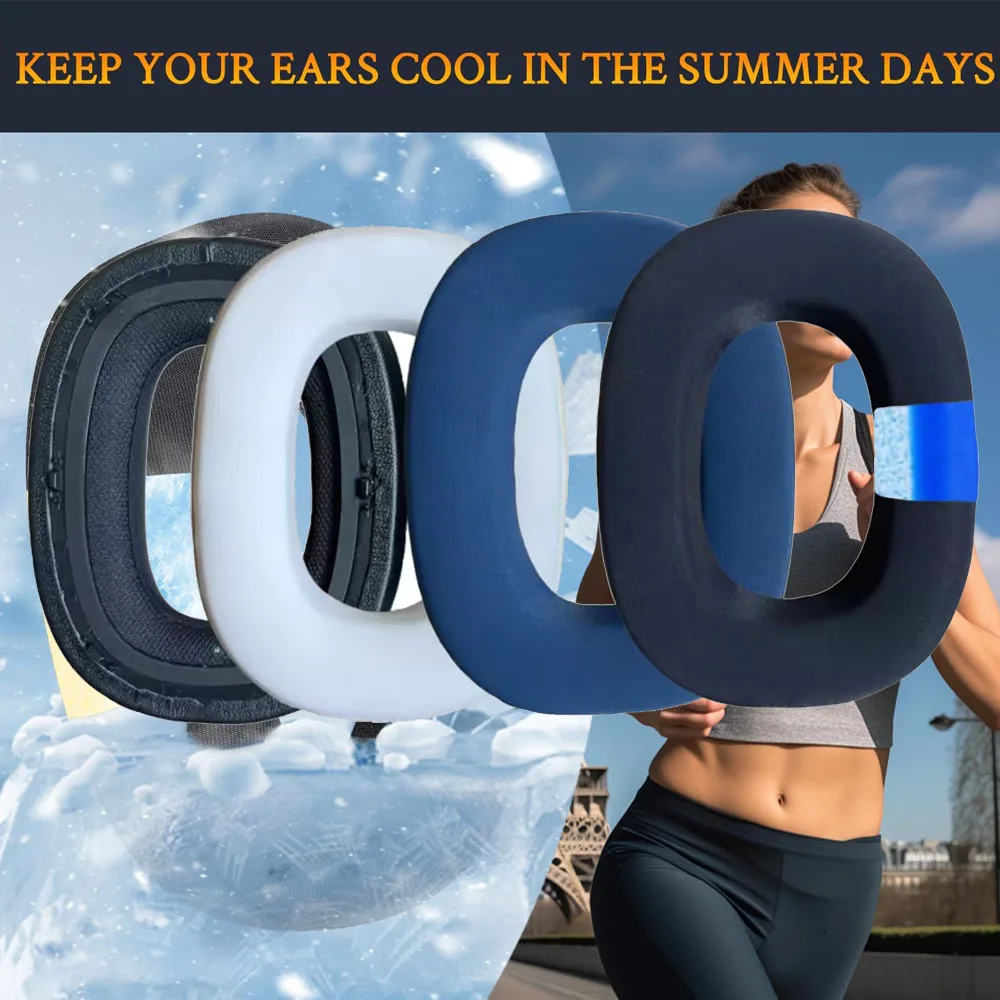 冷却ジェルイヤーパッド交換用 Bowers & Wilkins PX8/PX7 S2/PX7 S2e ヘッドフォン用イヤーパッド クッション イヤーマフ B&W PX8用