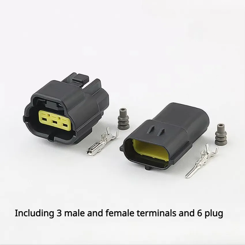 3 Pin Alternator Three Lead Wiring Pigtail 1U2Z-14S411-TA SSC Clutch speed sensor plug 184032-1 For Ford Focus Fiesta Mondeo