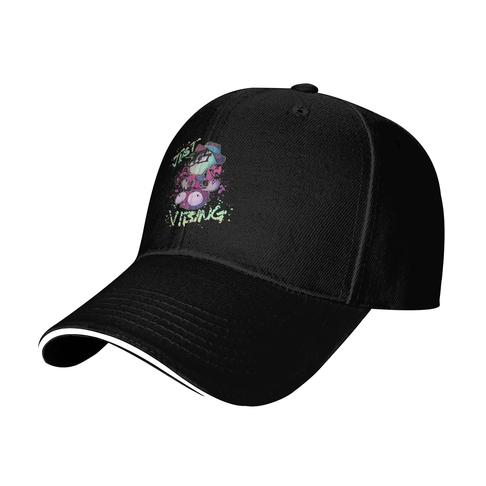 Funny Invader Zim Baseball Caps Retro Alien Sandwich Hat Men Women Adjustable Headwear Outdoor