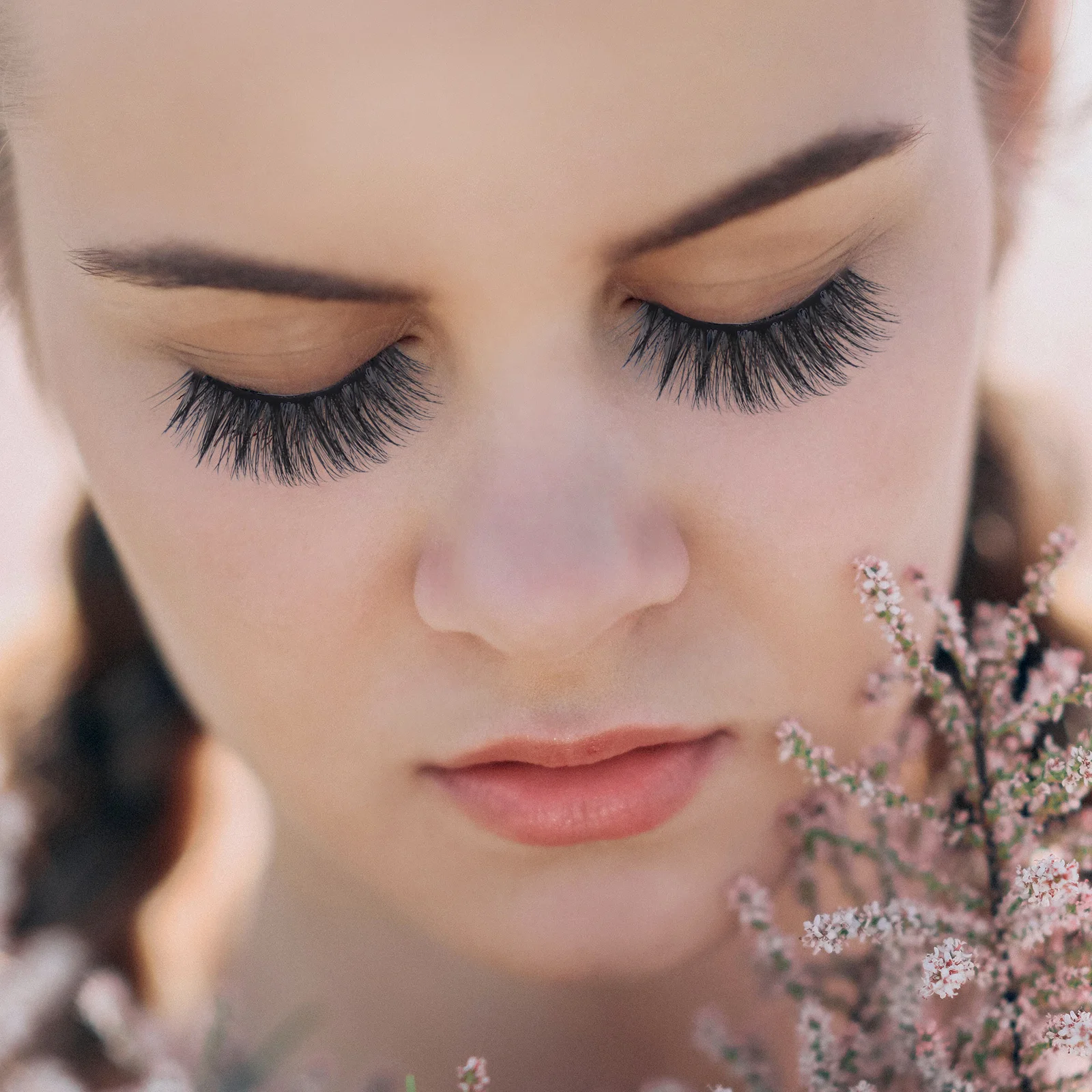 

5Pairs 3D False Eyelashes Natural Simulation Dense Curly Chemical Fiber Eyelash Extension for Makeup Photography