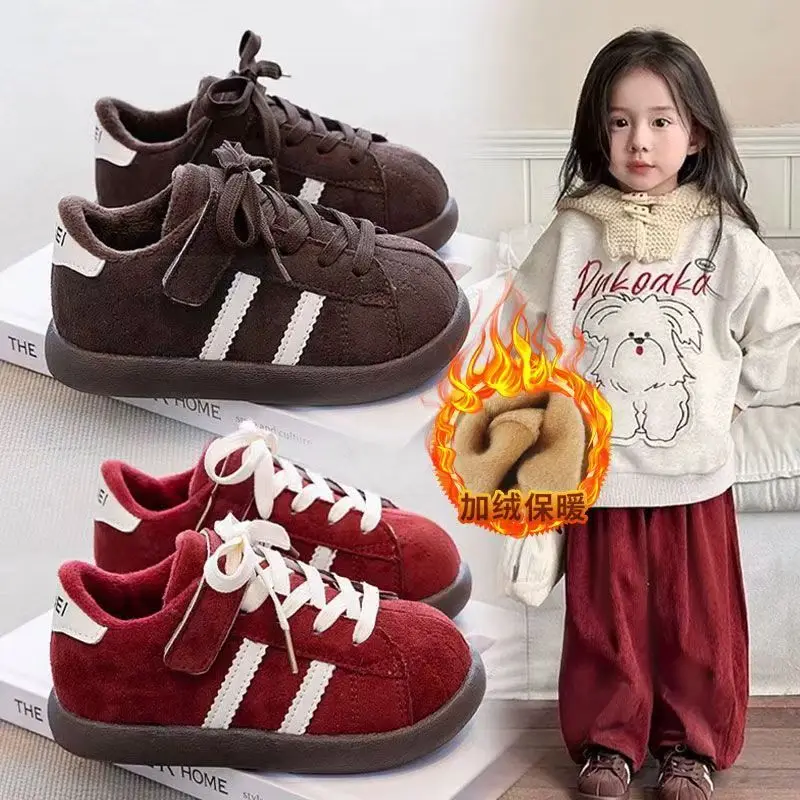 

2024, весенне-осенние детские кроссовки, детская обувь для скейтбординга, винтажная повседневная простая, удобная и универсальная обувь