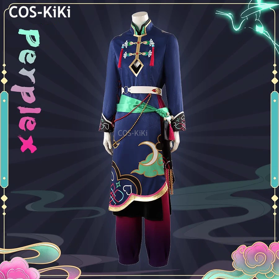 COS-KiKi Ensemble Stars New Cross Perplex Saegusa Ibara/Hakaze Kaoru/Narukami Arashi Game Suit Cosplay Costume Halloween Outfit