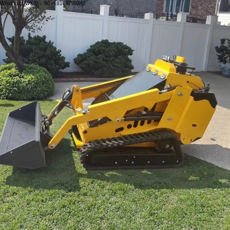 

DPS-T750 Strong Poer die sel Mwini Skid Steer with Forestry Mulcher Snow Blower Ride on Skid Steer Loader with Ce
