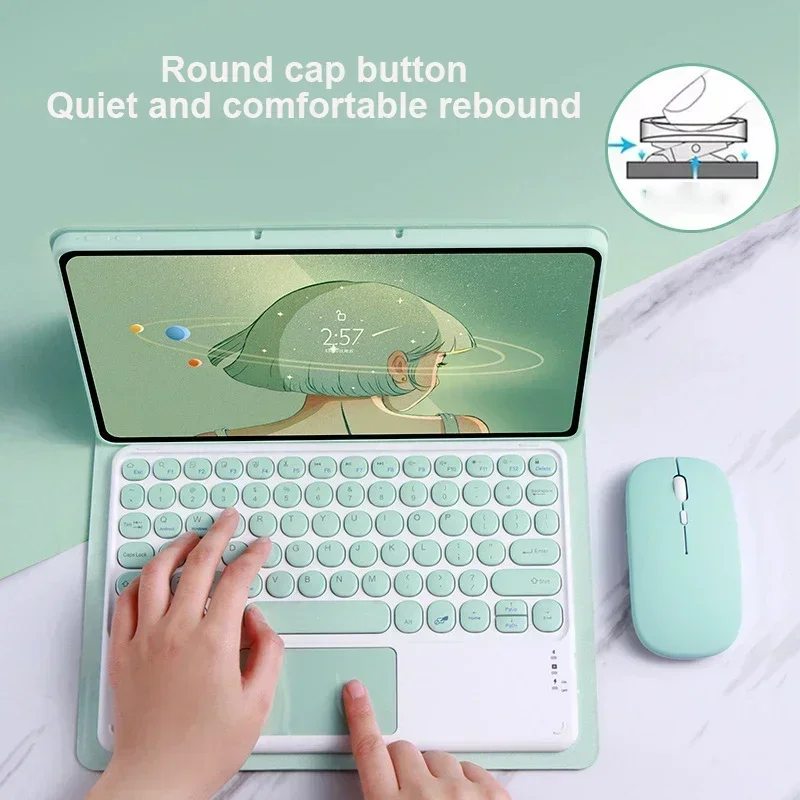 Keyboard case For Lenovo Tab P11 Plus 11 Pro 11.5 Xiaoxin Pad M10 Plus 3rd 10.6 P11 2nd Gen 11.5  Keyboard Cover funda