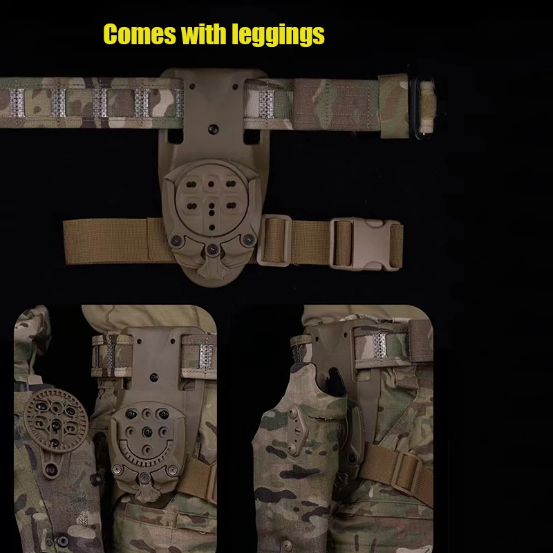 Tactical holster mounting base, quick release locking system, hunting holster adapter, AirSoft Accessories